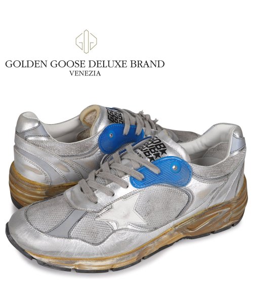 GOLDEN GOOSE(ゴールデングース)/ ゴールデングース Golden Goose スニーカー メンズ ダッド スター DAD STAR シルバー GMF00199F/ベージュ