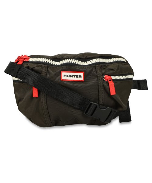 HUNTER(ハンター)/ハンター HUNTER ボディバッグ ウエストポーチ メンズ レディース ORIGINAL NYLON BUMBAG ブラック ネイビー オリーブ 黒 UBP7/オリーブ