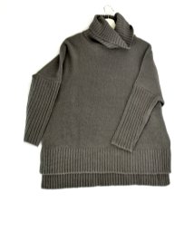 ARGO TOKYO(アルゴトウキョウ)/カラータートルネックニット　25105　Color turtleneck knit /ダークグレー