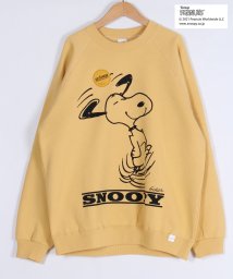 ALWAYS GOOD TIME NEW BASIC STORE(オールウェイグッドタイムニューベーシックストア)/【PEANUTS × sportswear】コラボ プリントクラシックスウェット/トレーナー/ゴールド