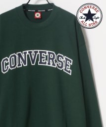 LAZAR(ラザル)/【Lazar】CONVERSE/コンバース 【ALL STAR/オールスター】 ビッグシルエット カレッジロゴ スウェット トレーナー/グリーン