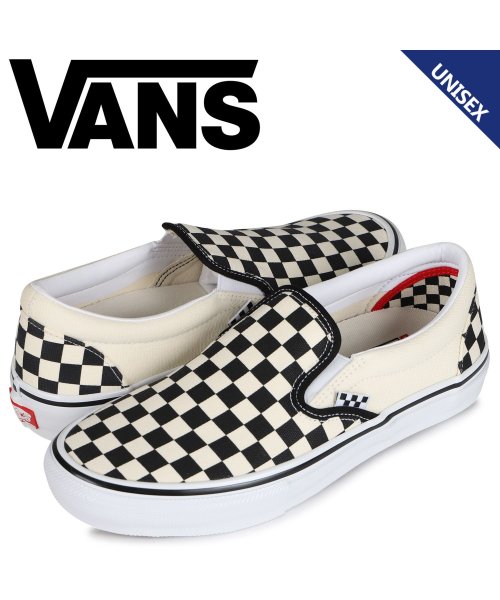 Vans ヴァンズ スニーカー スリッポン メンズ レディース バンズ スケート Skate Slip On ホワイト 白 V ヴァンズ Vans Magaseek