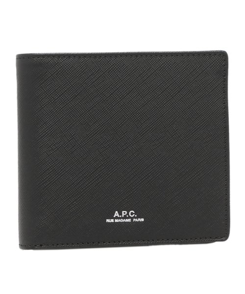 A.P.C.(アーペーセー)/アーペーセー 二つ折り財布 ブラック メンズ APC A.P.C. PXBJQ H63340 LZZ/その他