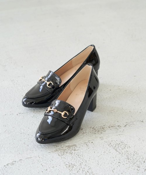 セール Rope Picnic Passage Byharuta エナメルビット付ヒールアップローファー ロペピクニック パサージュ Rope Picnic Passage Magaseek