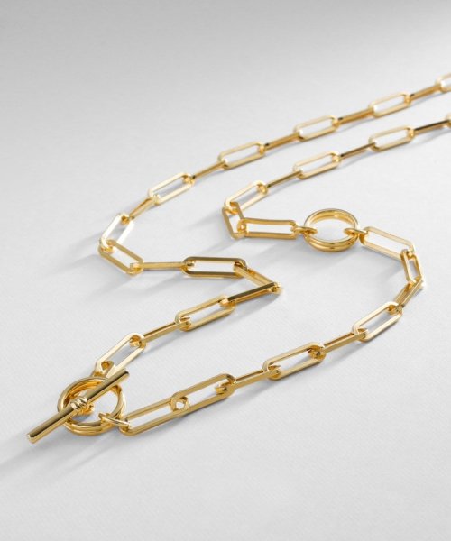 シルバー リンクチェーン 2WAYマンテルネックレス GP 