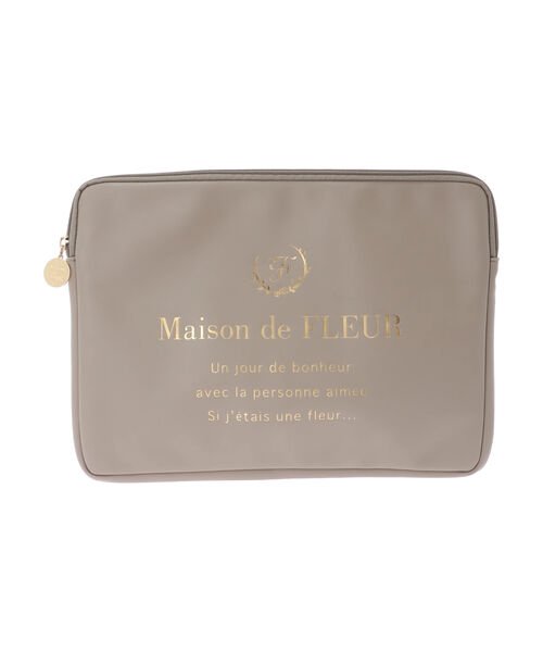 Ec限定合皮ブランドロゴpcケースm メゾンドフルール Maison De Fleur Magaseek