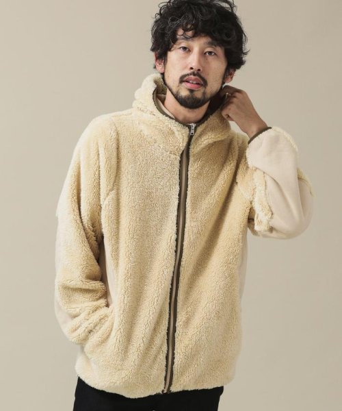 セール Sportswear ボアフリースパーカー ナノ ユニバース Nano Universe Magaseek