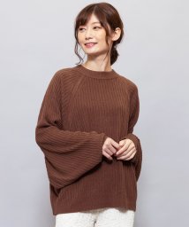 mili an deni/カシミアタッチニット トップス レディース プルオーバー ハイネック セーター ドルマンニット スリット AW/504399664