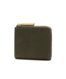 Ense(アンサ)/アンサ 財布 Ense L－zipper wallet ミニ財布 短財布 L字ファスナー コンパクト ミニ 小銭入れ 本革 山羊革 シンプル 日本製 ew130/モスグリーン