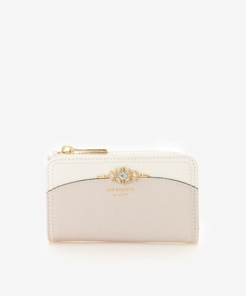 アンドシュエット Chouette ビジューバイカラー キーケース Magaseek