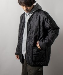 GLOSTER(GLOSTER)/【WEB限定】【UNIVERSAL OVERALL】QUILT JACKET キルトジャケット/ブラック