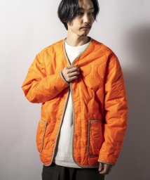 GLOSTER(GLOSTER)/【WEB限定】【UNIVERSAL OVERALL】QUILT JACKET キルトジャケット/オレンジ