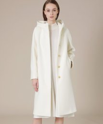 MACKINTOSH LONDON(MACKINTOSH LONDON（レディース）)/ウールダブルクロスフーデッドコート/ホワイト