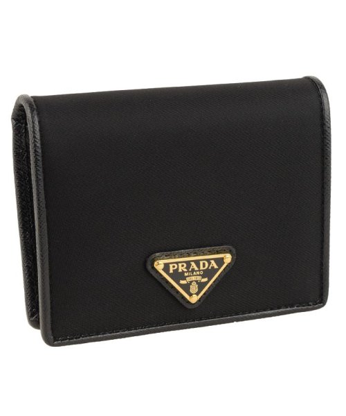 PRADA(プラダ)/【PRADA(プラダ)】PRADA プラダ TESSUTO 財布 二つ折り財布/NERO