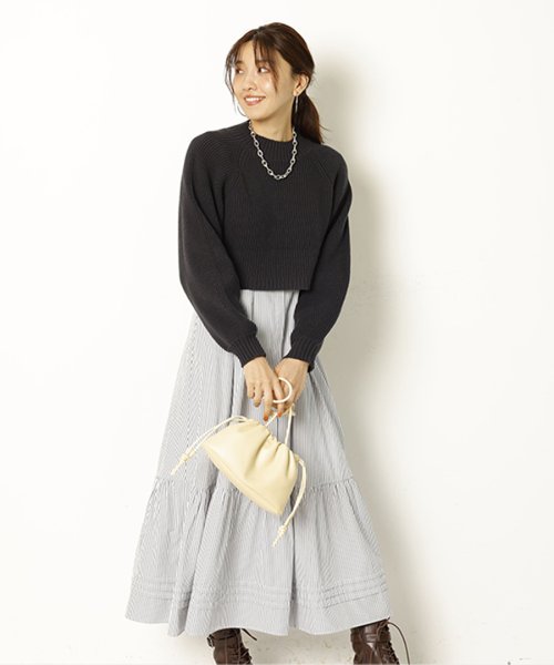 ジャスグリッティー Jusglitty ショートニット シャツワンピースｓｅｔ Magaseek