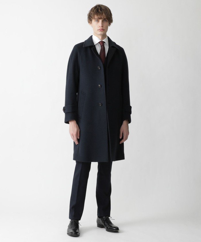 グレンチェックバルマカーンコート(504406642)｜HANKYU MEN 