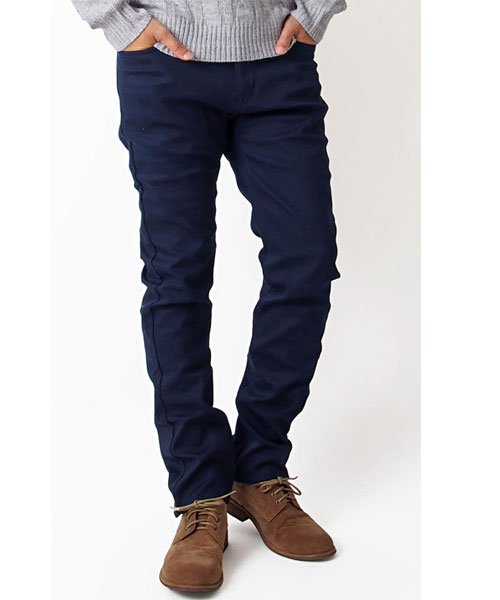 裏フリース 暖チノ ストレッチ メンズ スキニーパンツ トップイズム Topism Magaseek