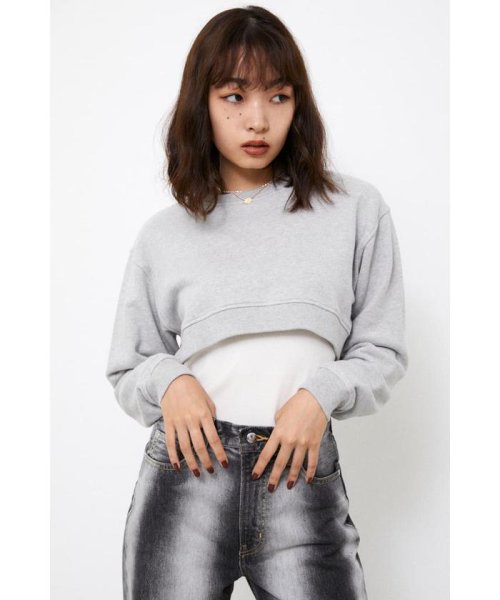 LAGUA GEM(ラグアジェム)/SHORT SW TOPS/TGRY