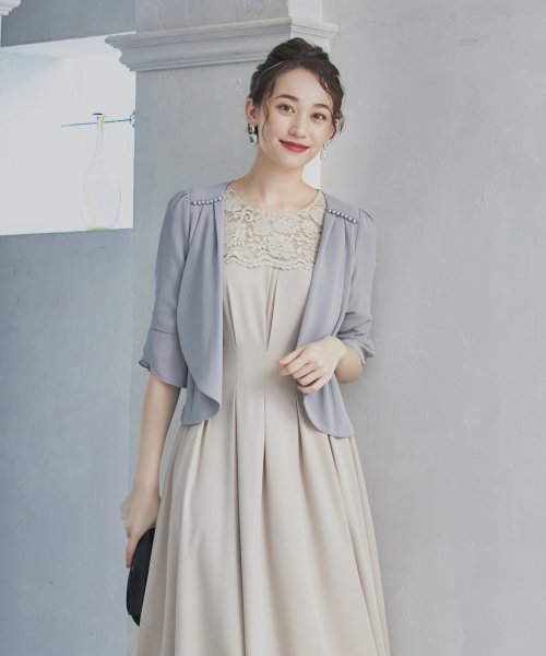 ボレロ 結婚式 ジャケット フォーマル 冬 ボレロ風ジャケット 50代 レディース 秋 服装 パーティードレス 大きいサイズ 長袖 七分袖 パーティー 二次会 羽織 Ce4071 パーティードレス通販girl 通販 残りわずか ベビー キッズ フェイクファーボレロ 結婚式 フォーマル