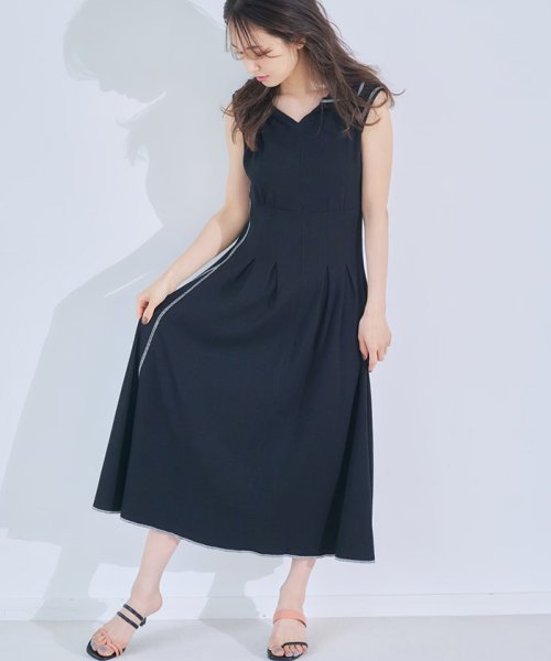 セール Cheriemona ステッチタックリブカットワンピース シェリーモナ Cherie Mona Magaseek