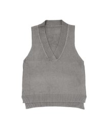 BACKYARD FAMILY/ニットベスト ロング Vネック vest02/504410240