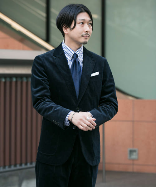 セール】LIFE STYLE TAILOR VISCONTIコーデュロイジャケット(504410401 ...