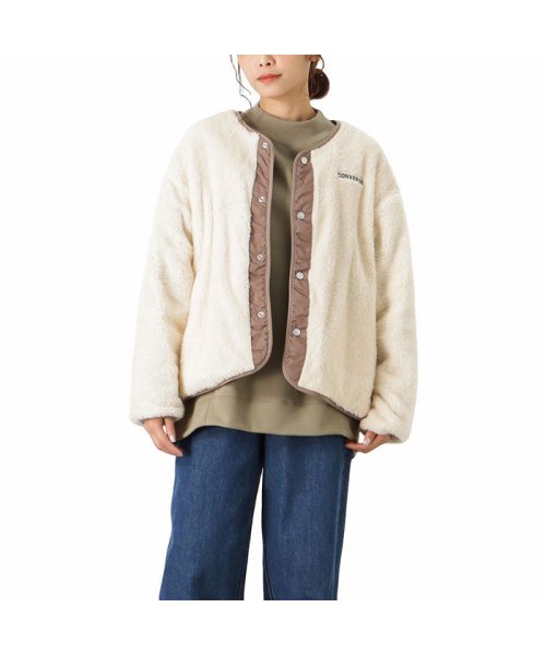 Converse コンバース リバーシブル シャギーボアジャケット 14 64 マックハウス レディース Mac House Women Magaseek