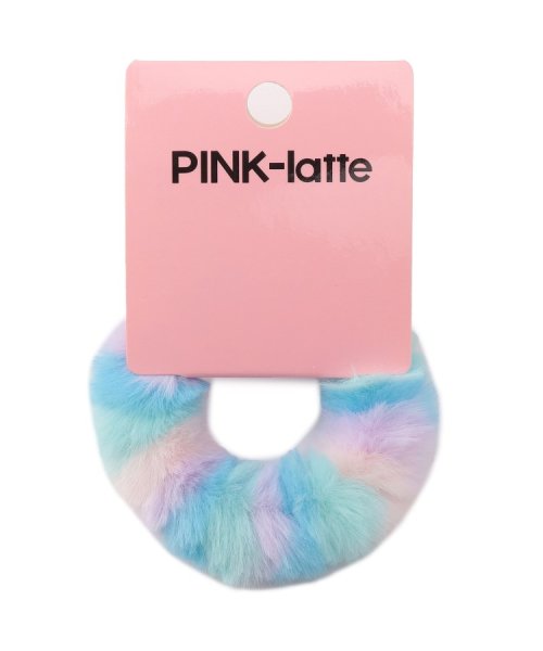 PINK-latte(ピンク　ラテ)/MIXファーヘアポニー/ライトパープル（181）