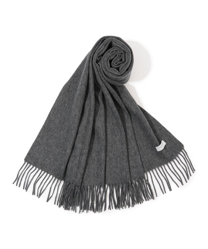 ウールカシミヤ フリンジマフラー - マフラー・スカーフ・ストール超 安い