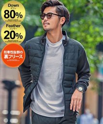 VICCI(ビッチ)/VICCI 長袖ダウンブルゾン インナーダウン メンズ ダウンジャケット  ブルゾン ノーカラー スタンドカラー パーカー クルーネック 軽量 軽い 秋 冬 【/グレー