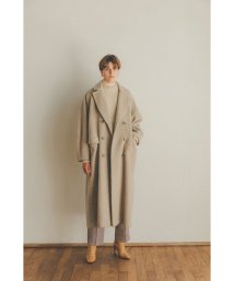 CLANE(クラネ)/DOUBLE WOOL LONG COAT/IVORY