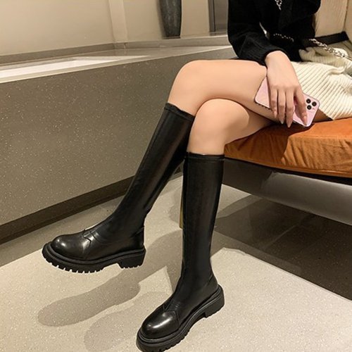 セール ロングブーツ レディース 厚底ブーツ韓国 ミニミニストア Miniministore Magaseek