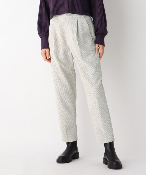 セール オペークドットクリップ Opaque Clip レオパードエンボスコーデュロイ テーパードパンツ Web限定サイズ Magaseek