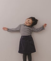 URBAN RESEARCH DOORS（Kids）(アーバンリサーチドアーズ（キッズ）)/コーデュロイタックスカート(KIDS)/ネイビー