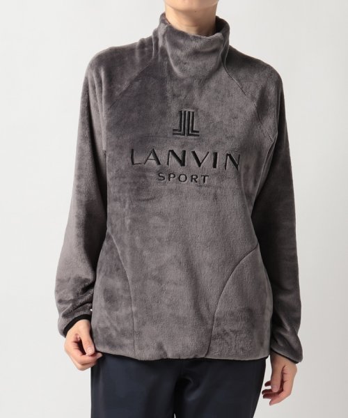 LANVIN SPORT(ランバン スポール)/ロゴ刺繍カットソー/グレー