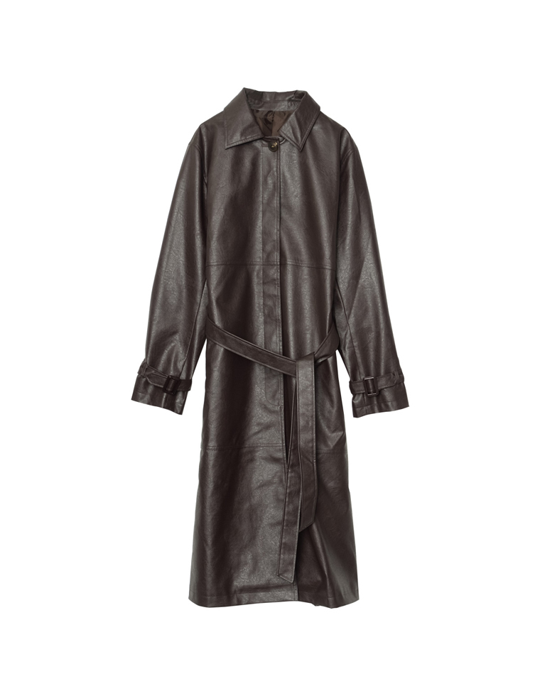 PRADA ステンカラーコート Mサイズ ダークグリーン dOHYi-m33960417851 