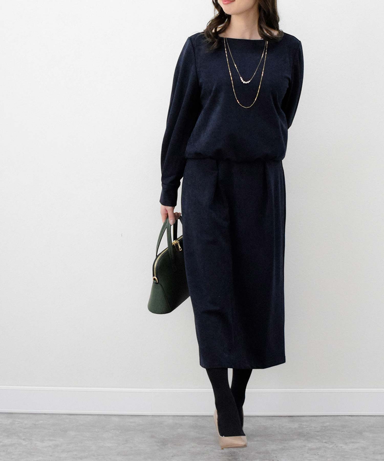 正規品販売 カットカルゼタイトワンピース 通勤スタイル オフィスカジュアル ワンピース ドレス Drmchughpsych Com