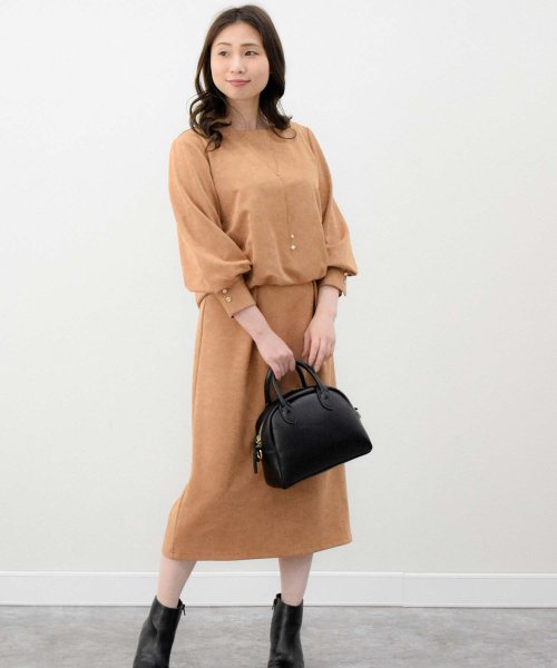 セール カットカルゼタイトワンピース オフィスカジュアル 通勤スタイル エイミーパール バイ パウダーシュガー Eimy Peal By Powder Sugar Magaseek