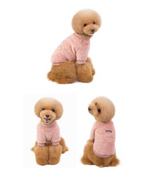 犬服 ドッグウェア 犬の服 Tシャツ トレーナー ボア 無地 もこもこ モコモコ ペット用品 わんこ わんちゃん ドッグ 洋服 秋冬 秋服 冬服 防寒 小型犬 クララキッズ Clarah Kids Magaseek