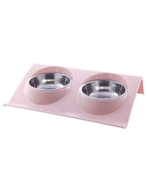 CLARAH　kids(クララキッズ)/ペット用品 お皿 フードボウル ドッグ 犬の皿 食器台 犬 猫 給餌 給水 フードボール ボウル 食器  /ピンク