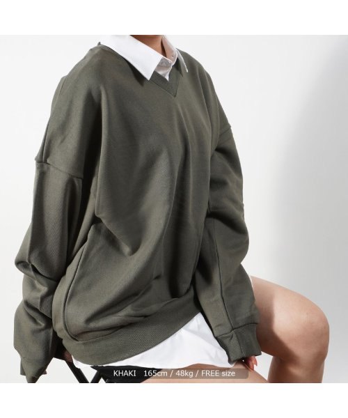 セール トレーナー メンズ Vネック スウェット レディース ビッグシルエット Vネック ビッグ スウェットシャツ オーバーサイズ トップス 長袖 綿100 裏毛 ワンフォークロージング 1111clothing Magaseek セール トレーナー メンズ Vネック スウェット レディース ビッグシルエット Vネック ビッグ スウェットシャツ オーバーサイズ トップス 長袖 綿100 裏毛 ワンフォークロージング 1111clothing Magaseek