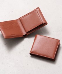 MURA(ムラ)/MURA ゴートレザー スキミング防止機能付き 二つ折り財布/キャメル
