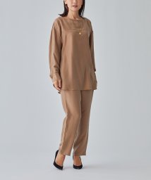 HOUSE OF LOTUS/【セットアップ対応商品】シルクハブタエバックスリットブラウス/504414783