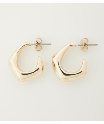 AZUL by moussy(アズールバイマウジー)/MINI SQUARE HOOP EARRINGS/L/GLD1