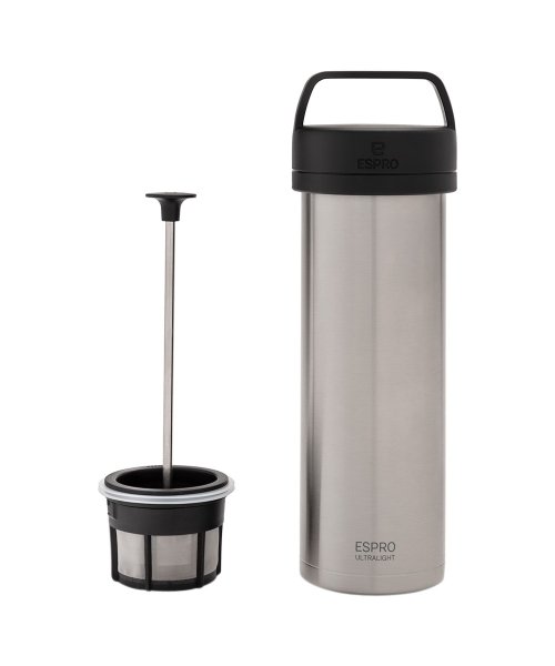 Espro エスプロ ウルトラライト コーヒープレス ステンレスボトル 水筒 473ml 保冷 保温 Ultralight Coffee Press ブラック Espro Espro Magaseek