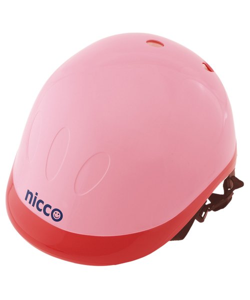 nicco(nicco)/nicco ニコ ヘルメット 自転車 子供用 SGマーク サイズ調整可能 男の子 女の子 日本製 KH001/ピンク