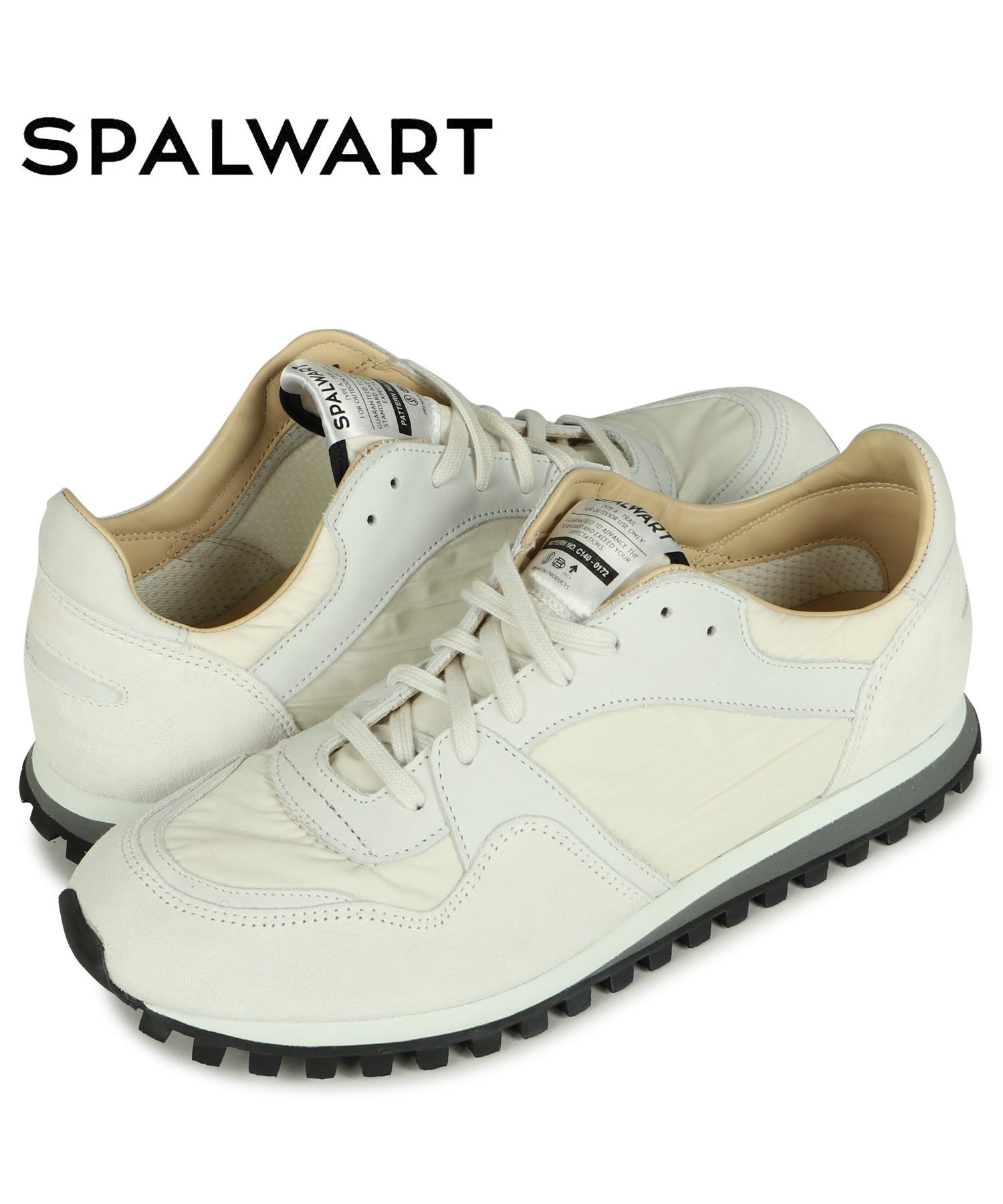 【新品未使用】 SPALWART スパルウォート スニーカー SPECIAL LOW SUEDE (BRS) 3403770 【41(約27.5cm)/SALTY WHITE】