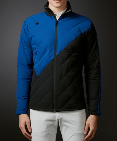 セール ミックスストレッチ切り替えグリーンダウンジャケット デサントゴルフ Descente Golf Magaseek