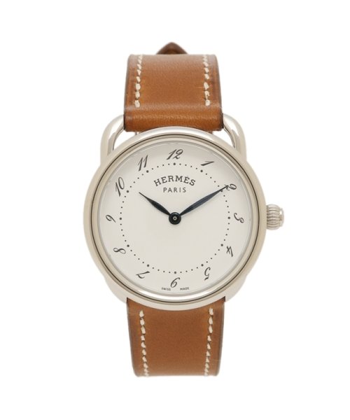エルメス 時計 レディース メンズ アルソー28mm ホワイト ブラウン Hermes Www00 Ar5 210 130 Vb34 エルメス Hermes Magaseek