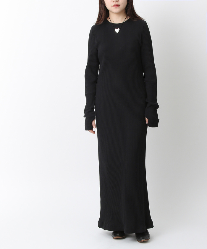 【ADAM ET ROPE'】BOTANICAL DYED MAXI DRESS